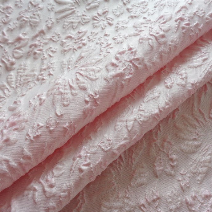 New Design China TEXTILES SUPPLIER 100%POLYESTER FABRIC Woven Jacquard brocade fabric for dress garment 3D pattern jacquard