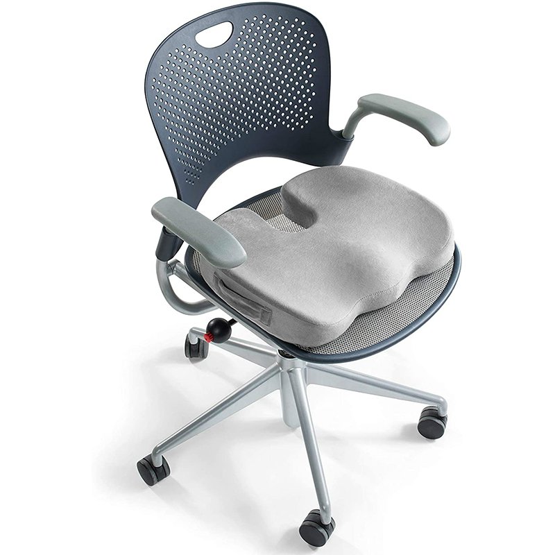Super Soft Ergo Design Pain Relief Office Chair Coccyx Orthopedic Memory Foam Seat Cushion for Pain Relief