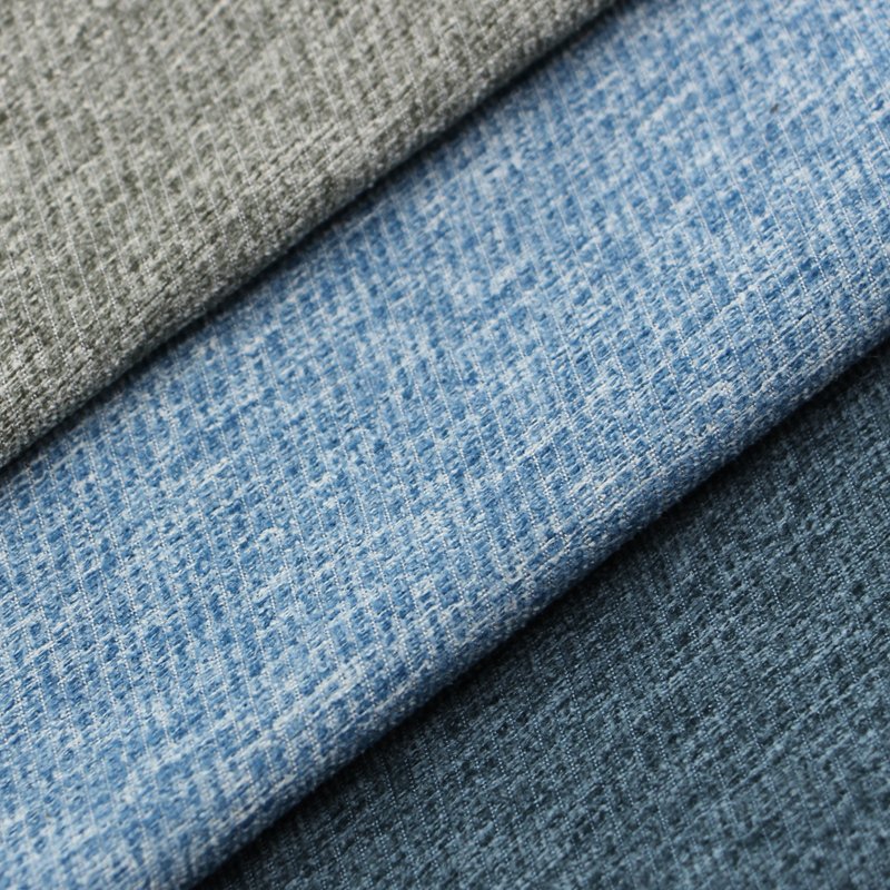 Mand textile wholesale customized nordic eco polyester twill pattern home textile fabric for upholstering chairs and sofas