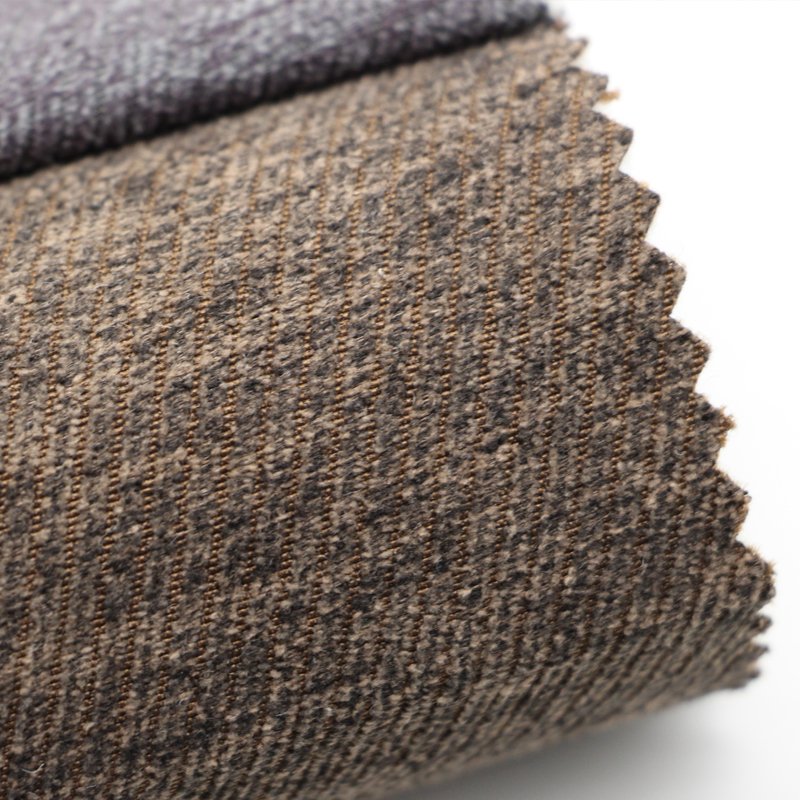 Mand textile wholesale customized nordic eco polyester twill pattern home textile fabric for upholstering chairs and sofas