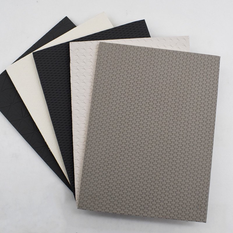 Modern Striped Bamboo Charcoal Fiber WPC Leather Wall Panels Waterproof Soundproof Fireproof Home Commercial Space Solid Wood