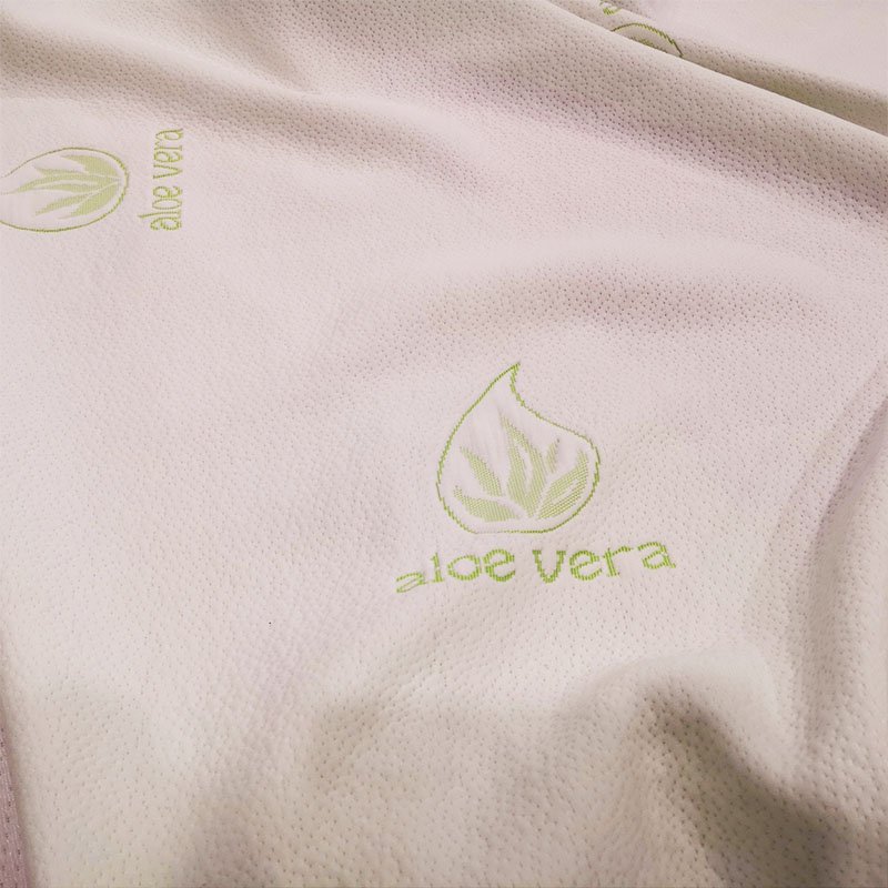 Hot sale bamboo material jacquard knitted aloe vera mattress fabrics bamboo pattern fabric