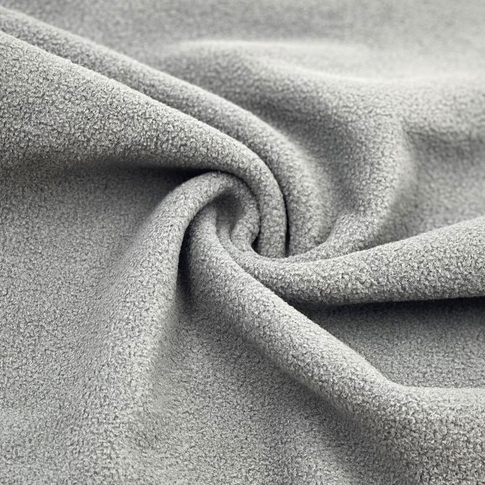 Super soft knit double side eco-friendly brushed anti pilling custom solid colors 100% polyester polar fleece fabric