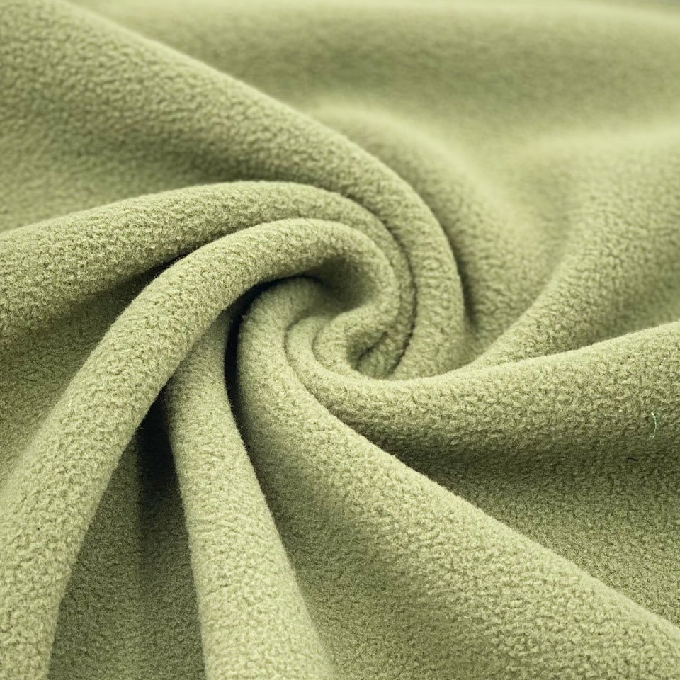 Super soft knit double side eco-friendly brushed anti pilling custom solid colors 100% polyester polar fleece fabric