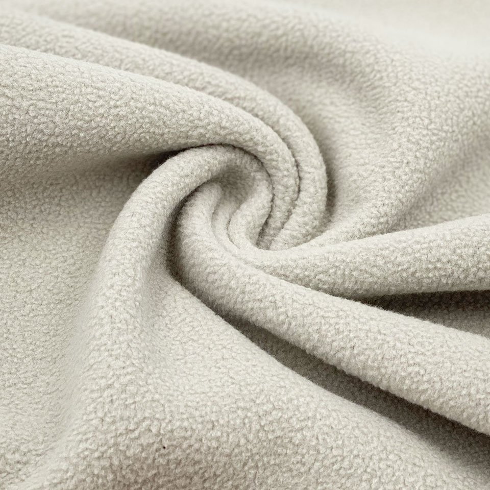 Super soft knit double side eco-friendly brushed anti pilling custom solid colors 100% polyester polar fleece fabric