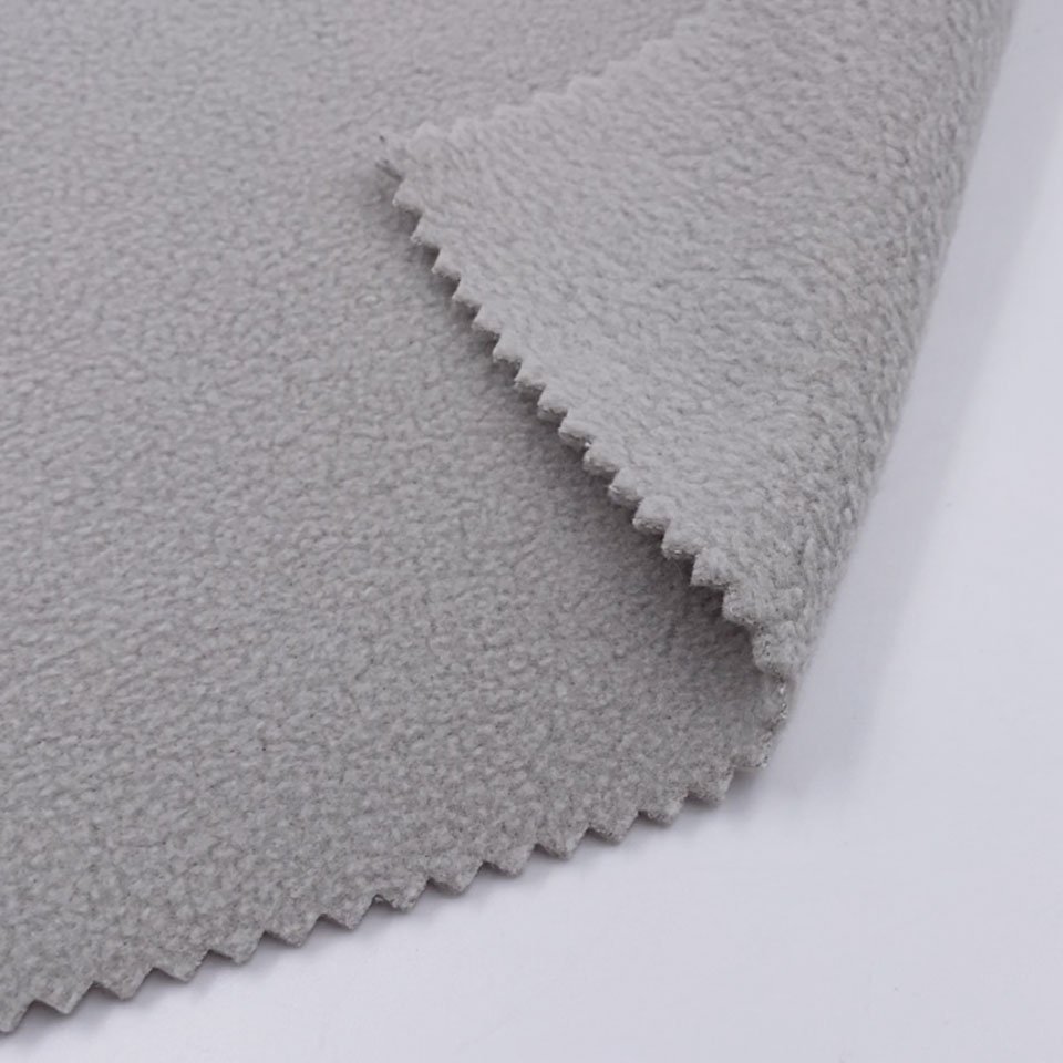 Super soft knit double side eco-friendly brushed anti pilling custom solid colors 100% polyester polar fleece fabric