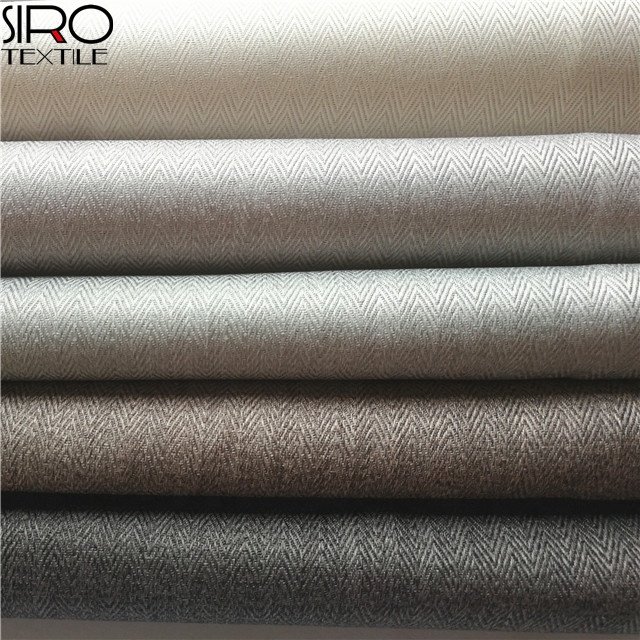 NFPA701 100% polyester linen look fire retardant curtain fabric blackout curtain fabric for hotel curtains