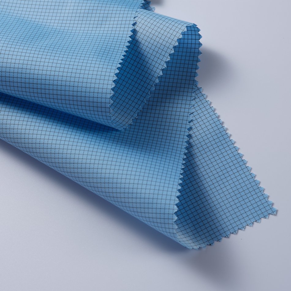 Belltron Antistatic ESD Woven Polyester Anti-static Fabric Cleanroom Cloth Fabric for Antistatic Clothing