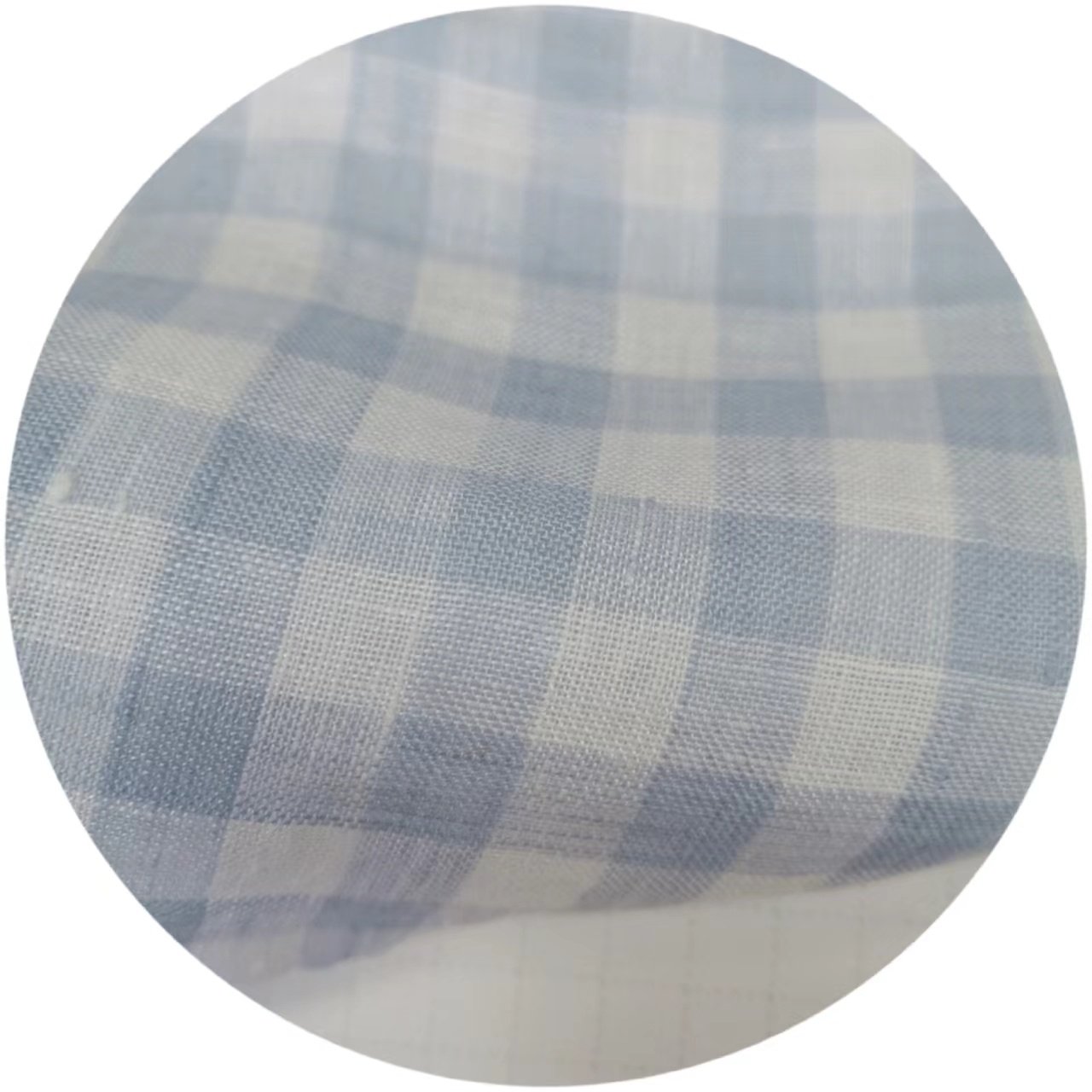 Yarn dyed Linen 100% woven fabric natural fiber linen check fabric for linen casual dress shirts bags home textile