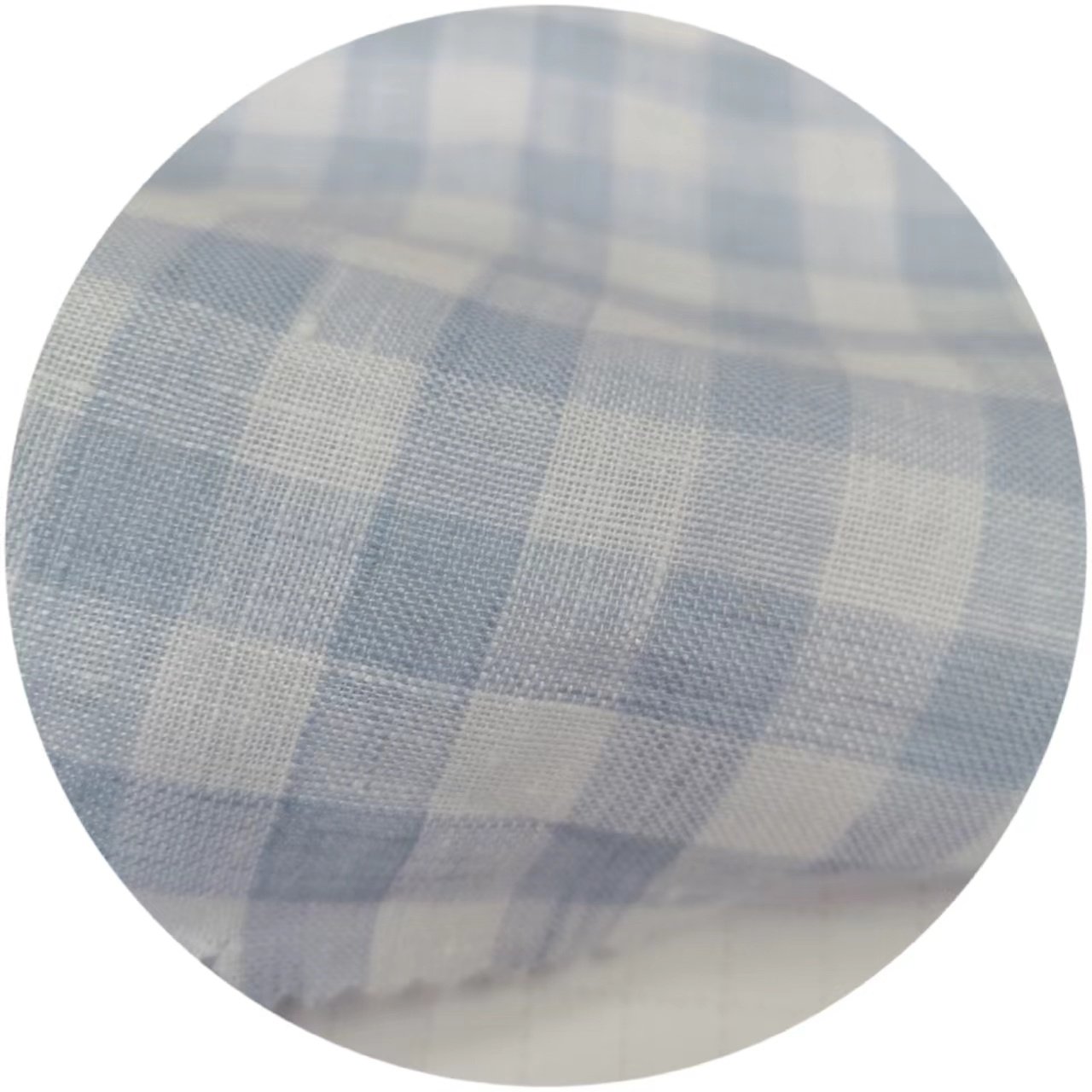Yarn dyed Linen 100% woven fabric natural fiber linen check fabric for linen casual dress shirts bags home textile
