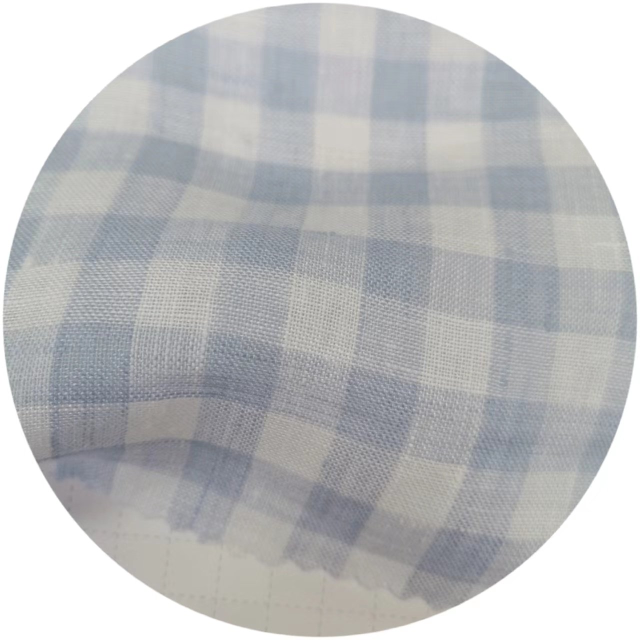 Yarn dyed Linen 100% woven fabric natural fiber linen check fabric for linen casual dress shirts bags home textile