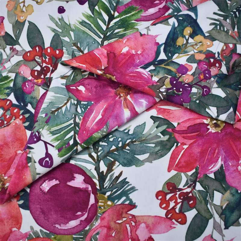 Lanking tex no moq custom digital printed organic 95 bamboo 5 spandex fabric for clothing SLFT114