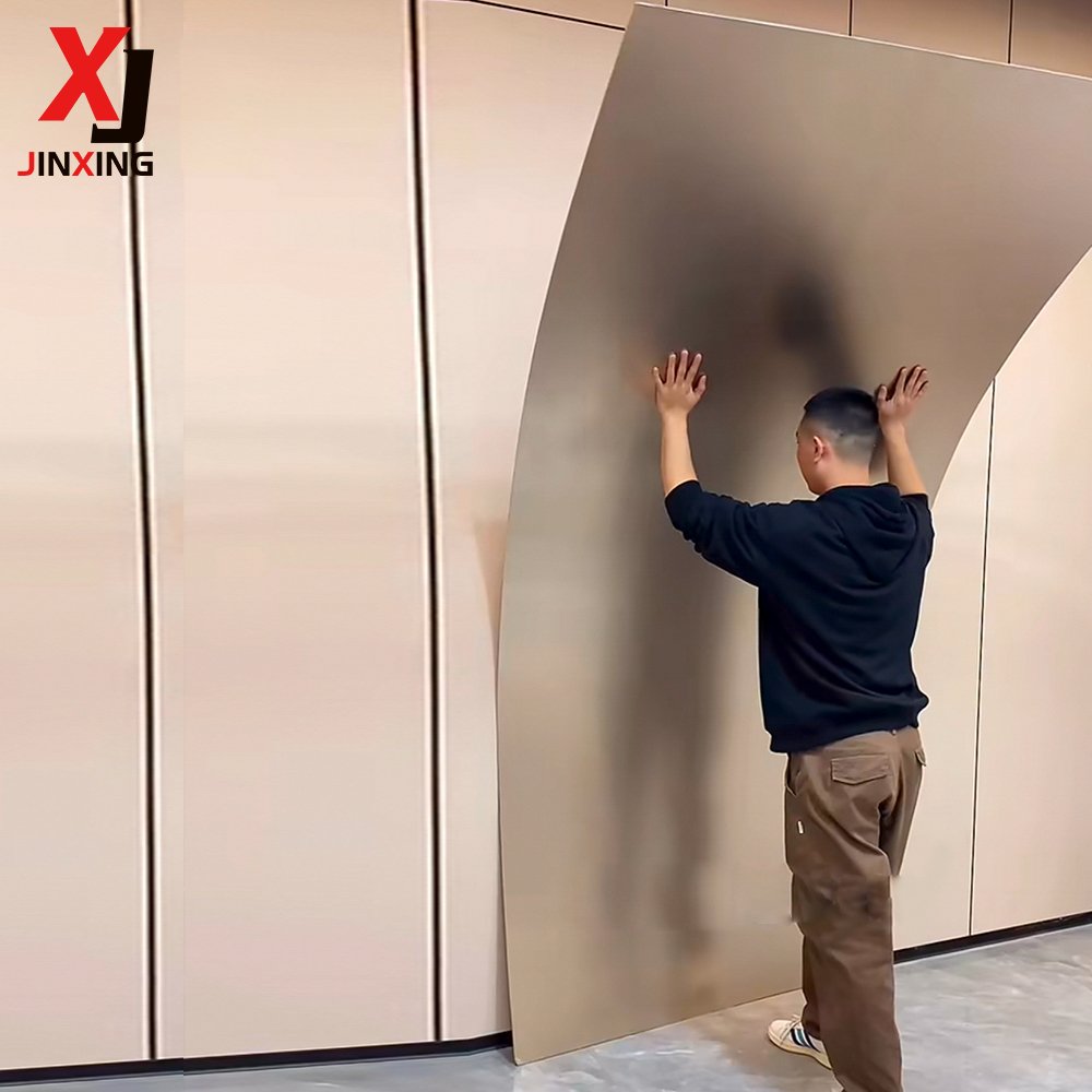 JX Modern High gloss marble Mirror surface Water ripple WPC Carbon Rock Panels Fabric Wood grain Charcoal Bamboo Wall Panel
