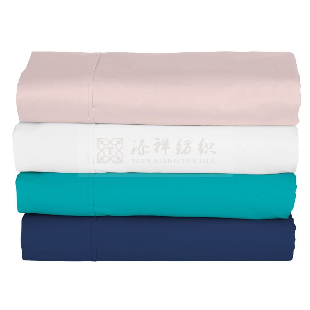 100 polyester fabric Microfiber dyed PD fabric solid bed sheet for home textile bedding wholesale fabric