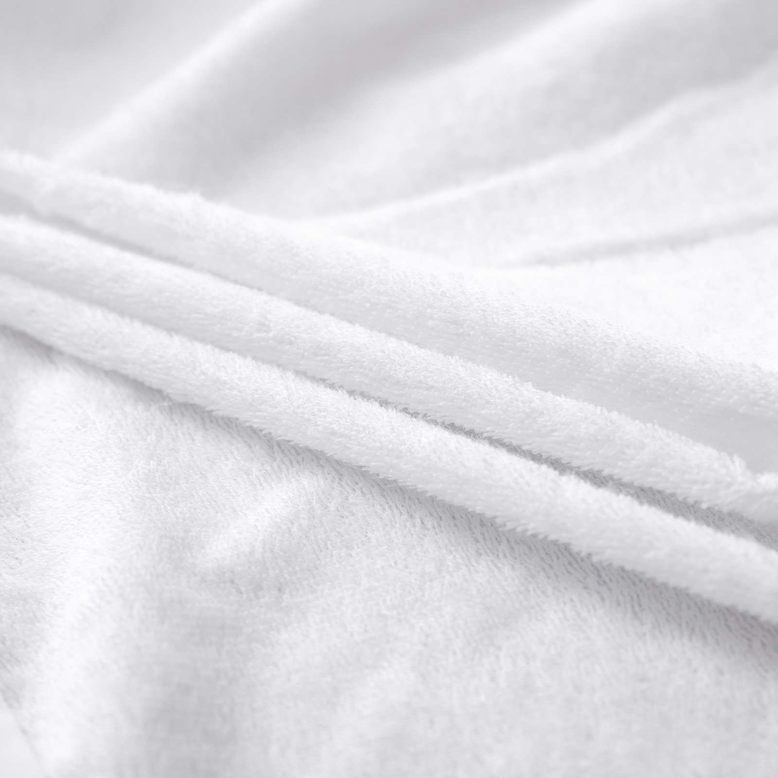 China waterproof mattress protector manufacturer 100% polyester Terry bed protector with TPU waterproof