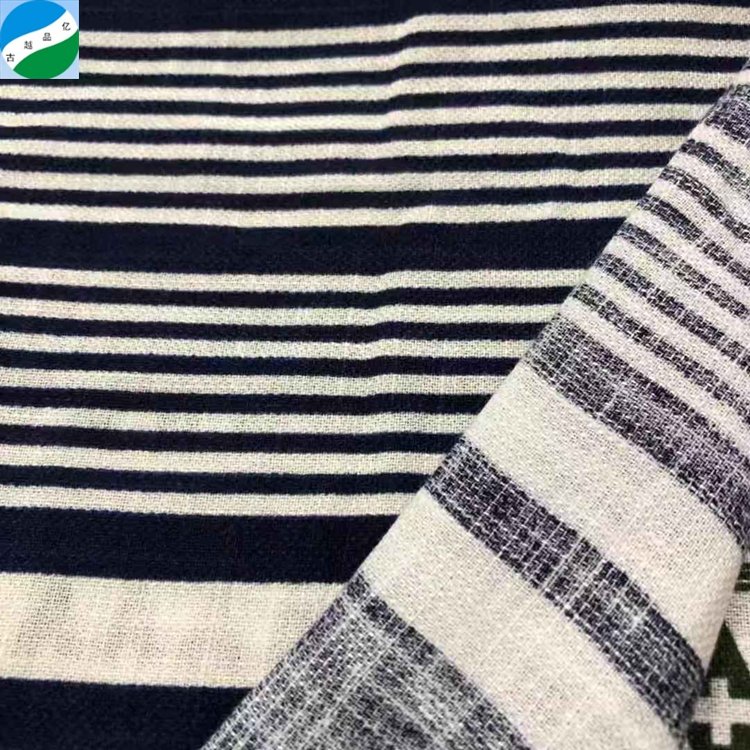 China textiles stock fabrics cotton linen printed excellent design for shirt fabric