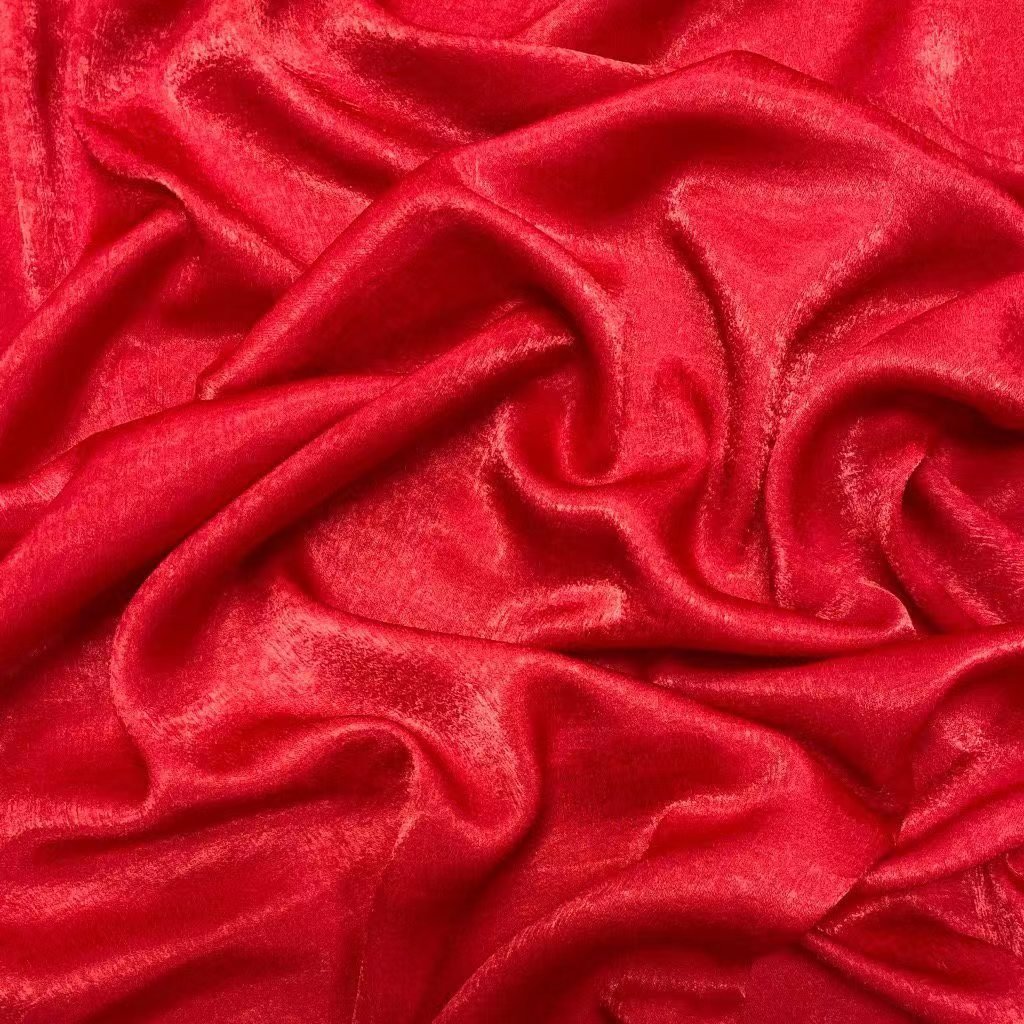Soft hand feeling polyester textile roll duchess bridal satin fabric for dress