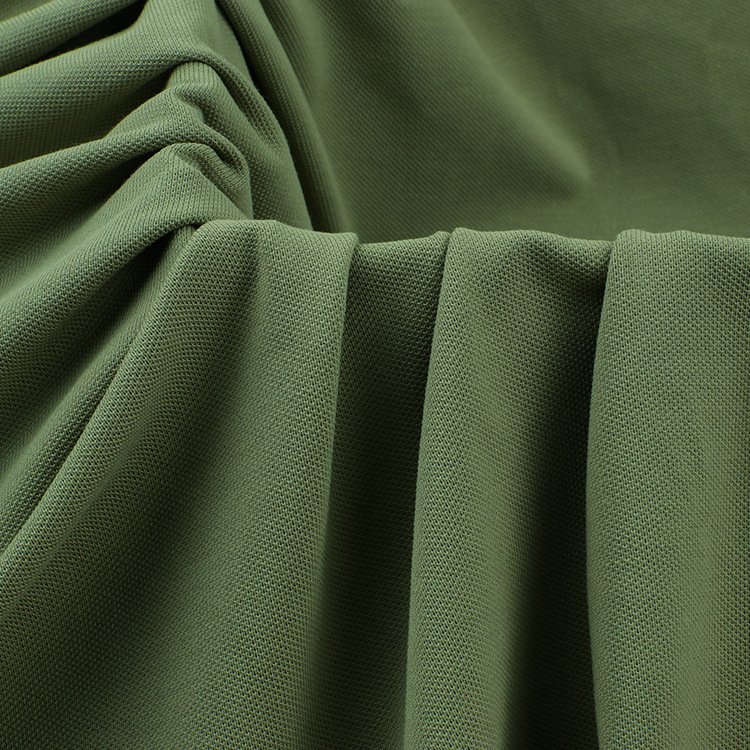 Boran Textile Wholesale Pique Polo Fabric 65%Cotton 35%Polyester Pique Knit Fabrics For Polo Shirt Pique Fabric