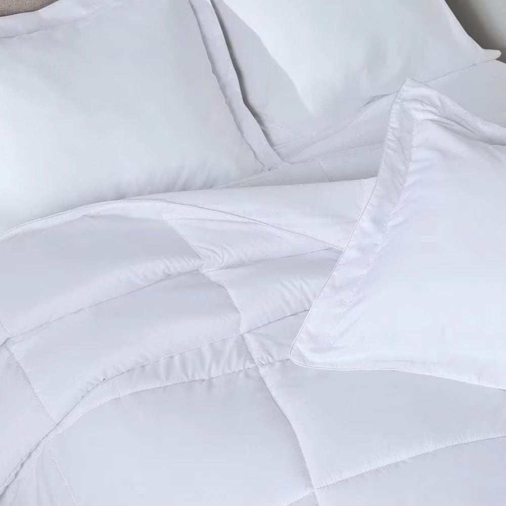 The Original 1500TC Soft Super Full_XL Full Oversized Comforter Set Classic White.XL FULL COMFORTER SET