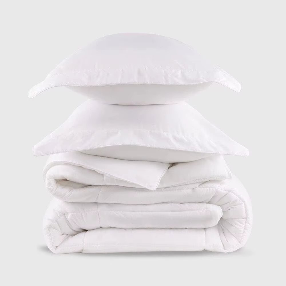 The Original 1500TC Soft Super Full_XL Full Oversized Comforter Set Classic White.XL FULL COMFORTER SET