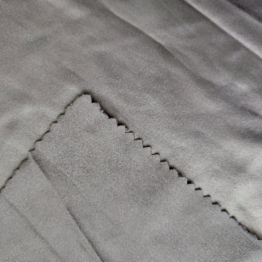 Chinese manufacture DTY elastic satin polyester 75D DTY+ 30D SP calendering fabric