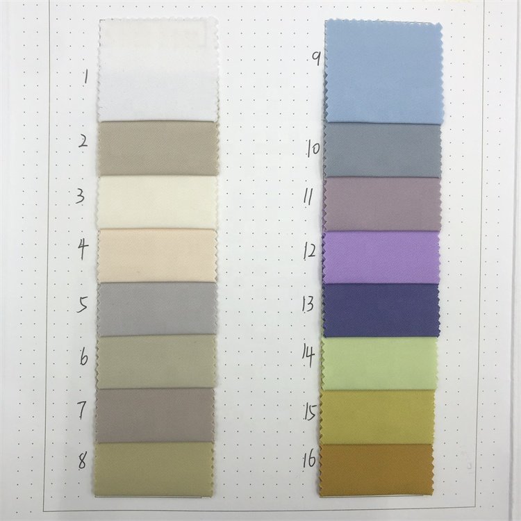 100% Polyester Gabardine Fabric Twill Woven Pattern Gabardine For medical uniform fabric