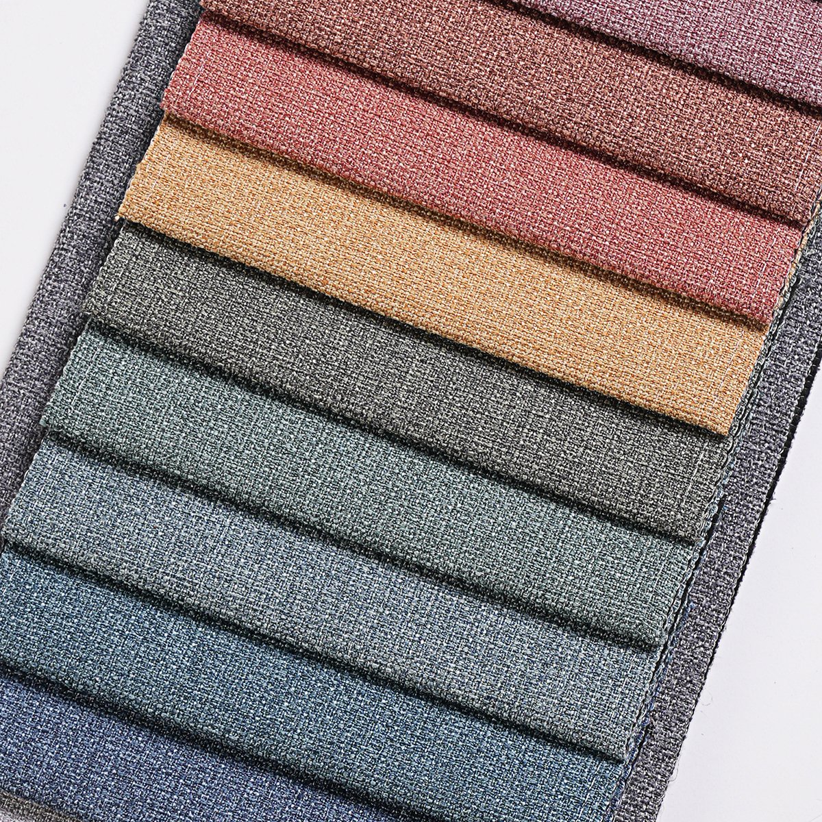 100% polyester faux linen fabric for furniture
