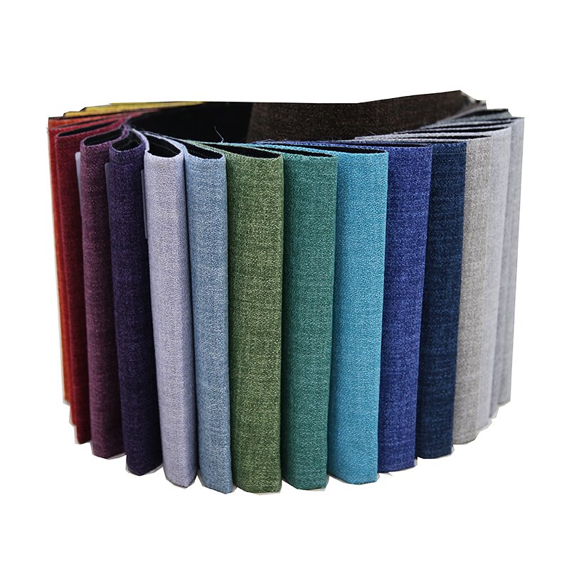 100% polyester linen fabric for sofa cheap fabric