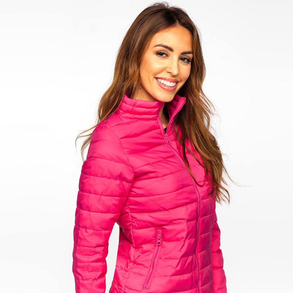 Popular Fashion Padded Jacket For Women High Quality Navy Blue Cotton-Padded Golf Jacket