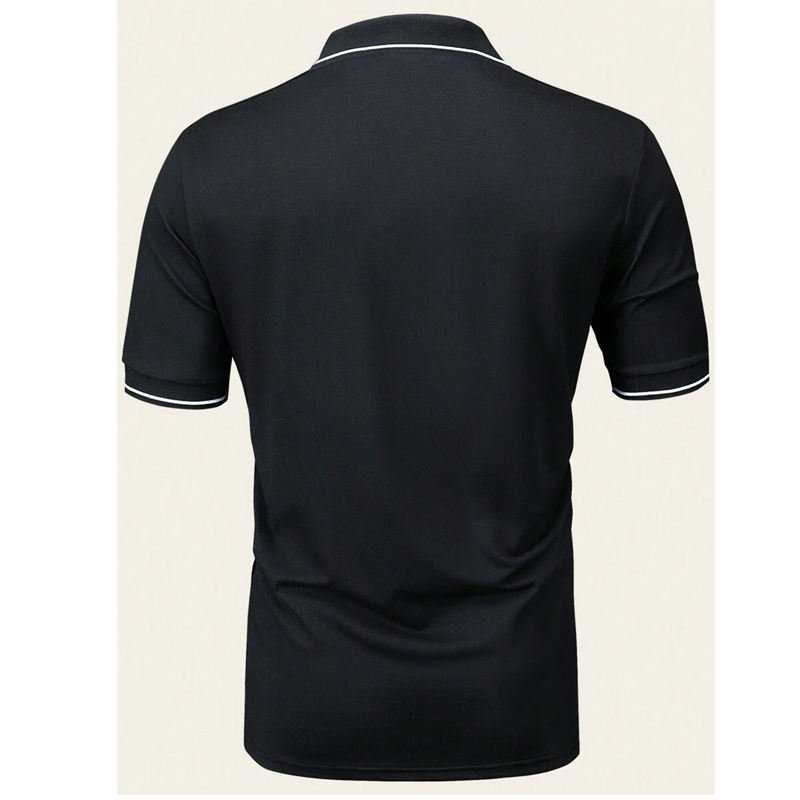 Custom Polo Shirts High Quality Casual Pullover Knitted Polo Golf Polo T-shirt for Men Cotton Fabric Printing fast turnaround
