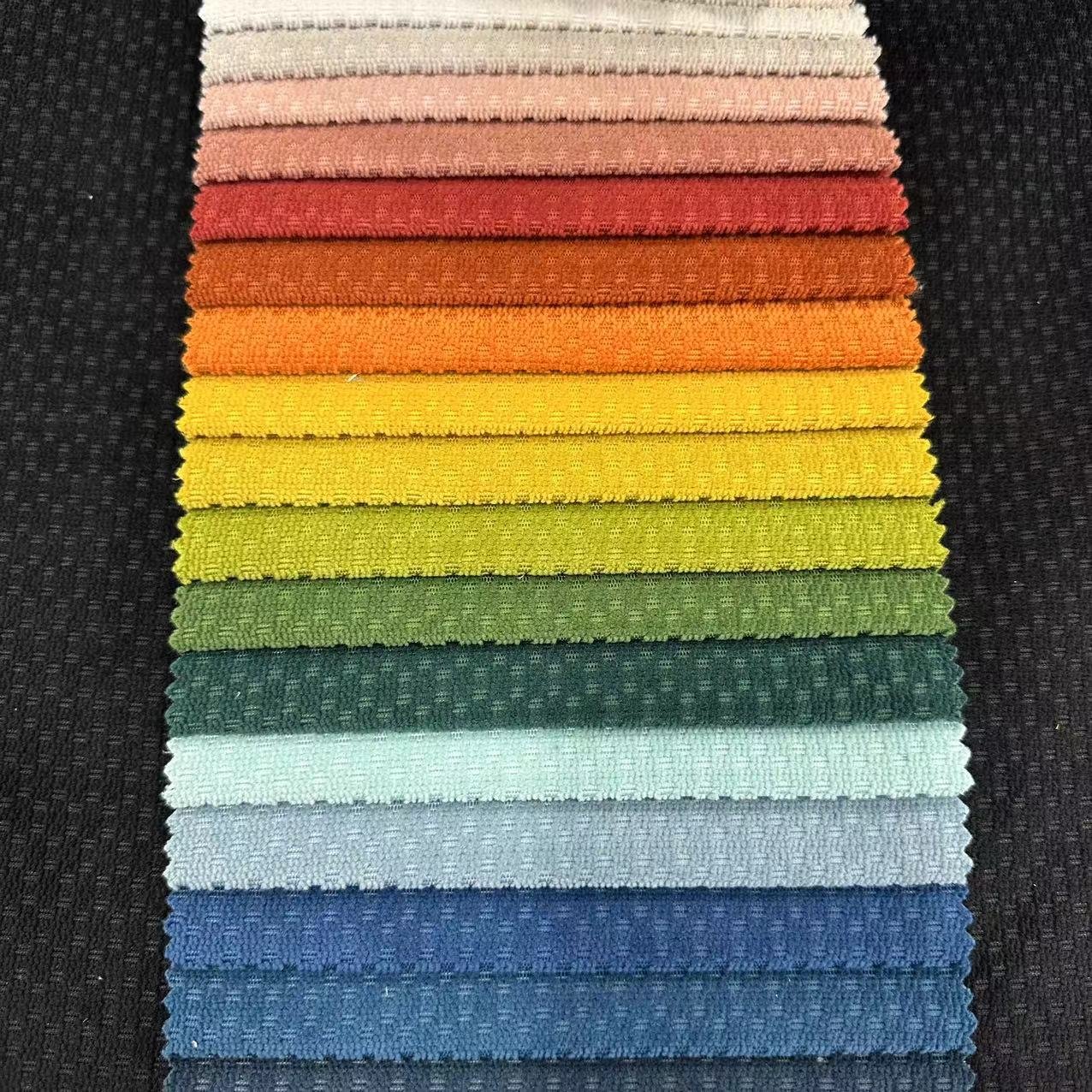 Santiago- polyester home textile sofa fabric for plain Comfortable Warm Upholstery Pillow linen curtain fabrics For Home