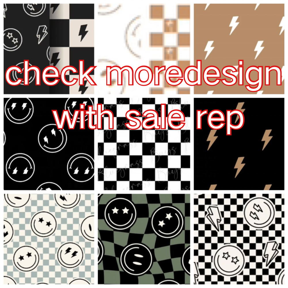 KERUI Custom Pattern Lightning/Smile/Checkered Unisex Bamboo Terry Kids Girls Boys Fashion Kids Quilted Toddler Zip Up Hoodie