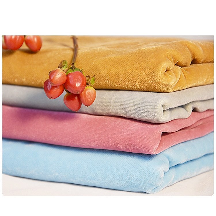 Hot sale 100% polyester korea micro velvet 5000 fabric for garment