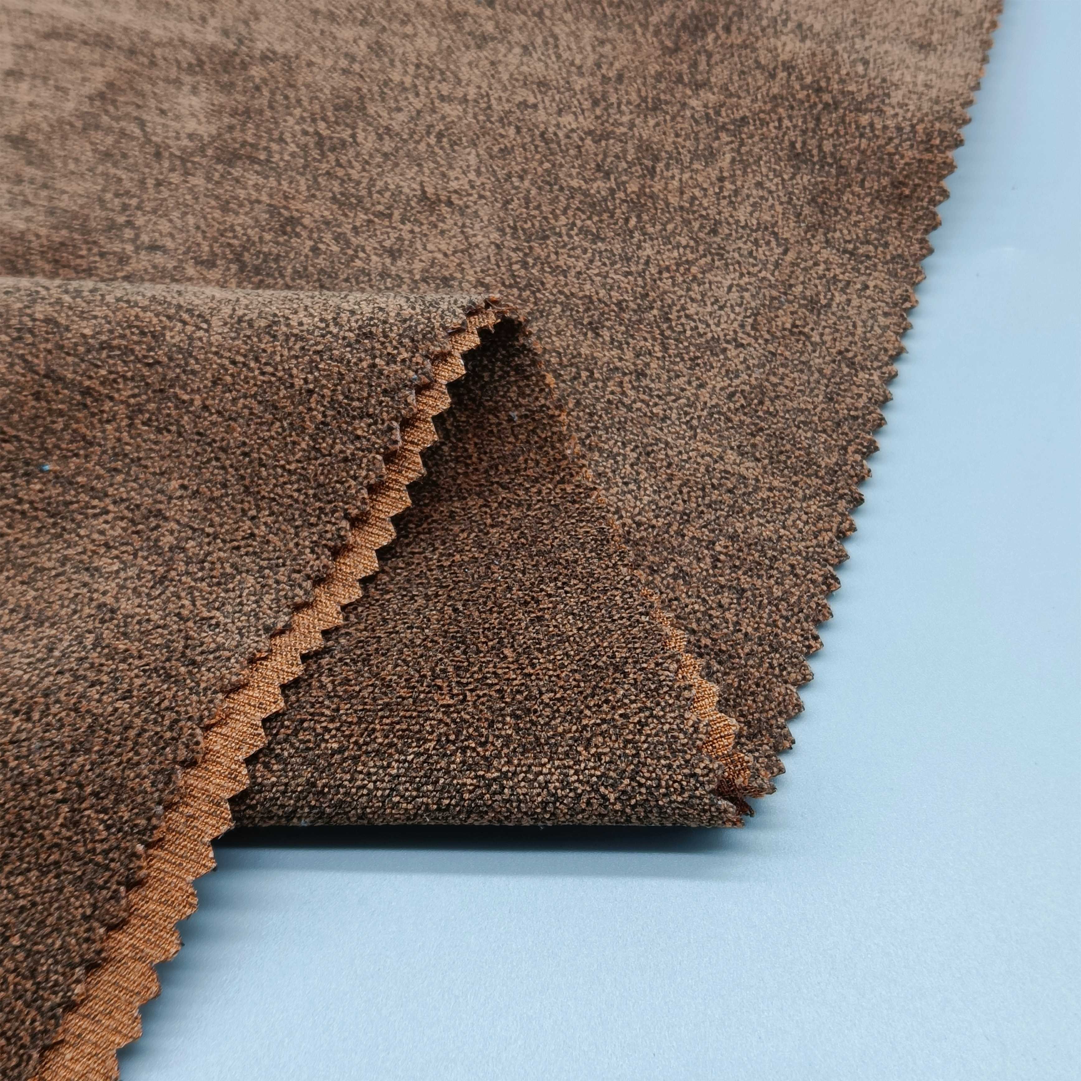 gilding microfiber fabric suede raw material sofa fabric 100% polyester fabric for luggage and garment