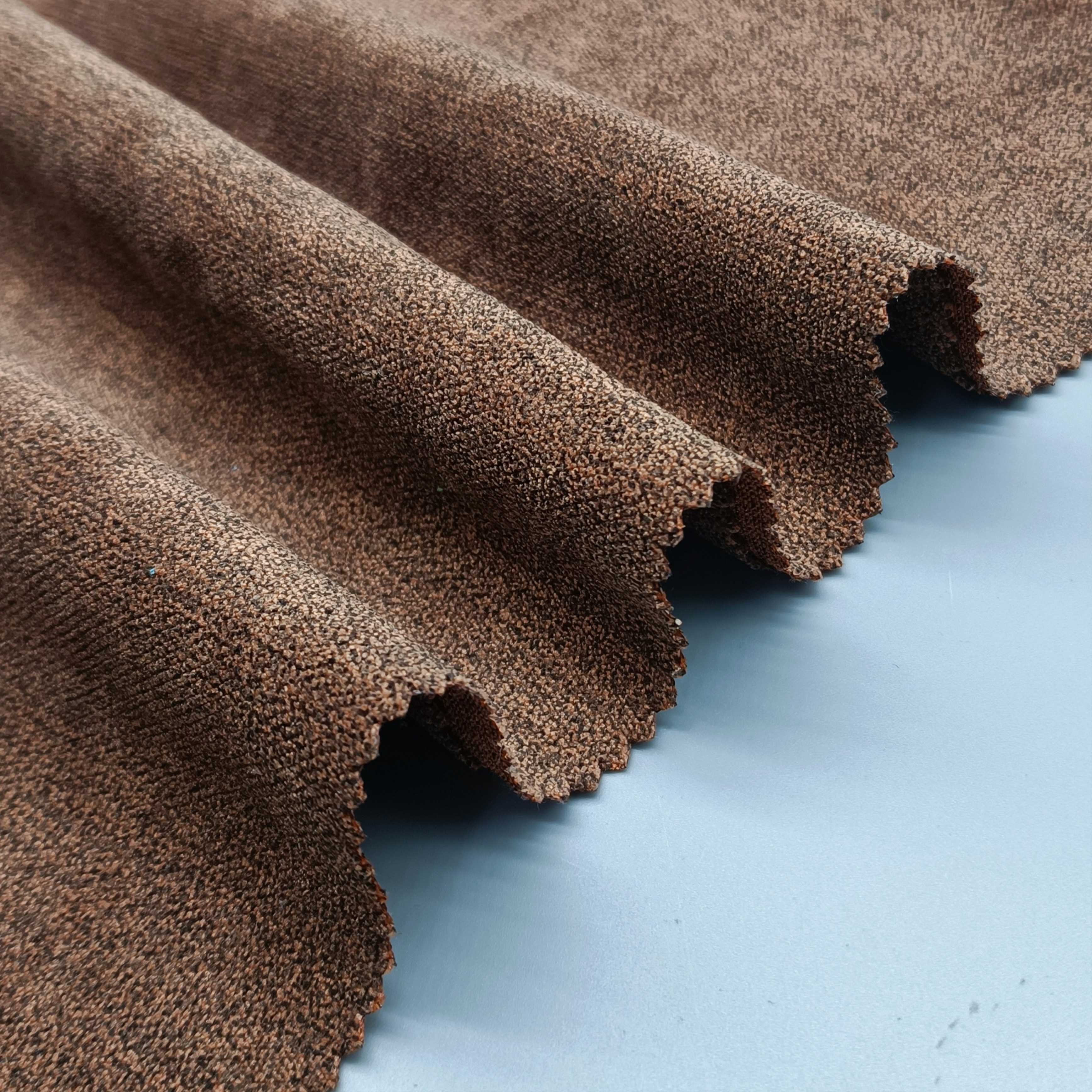 gilding microfiber fabric suede raw material sofa fabric 100% polyester fabric for luggage and garment