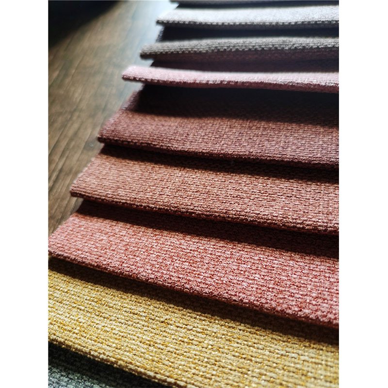 Super Quality Linen sofa fabric 100%Polyester fabrics Sofa fabric upholstery