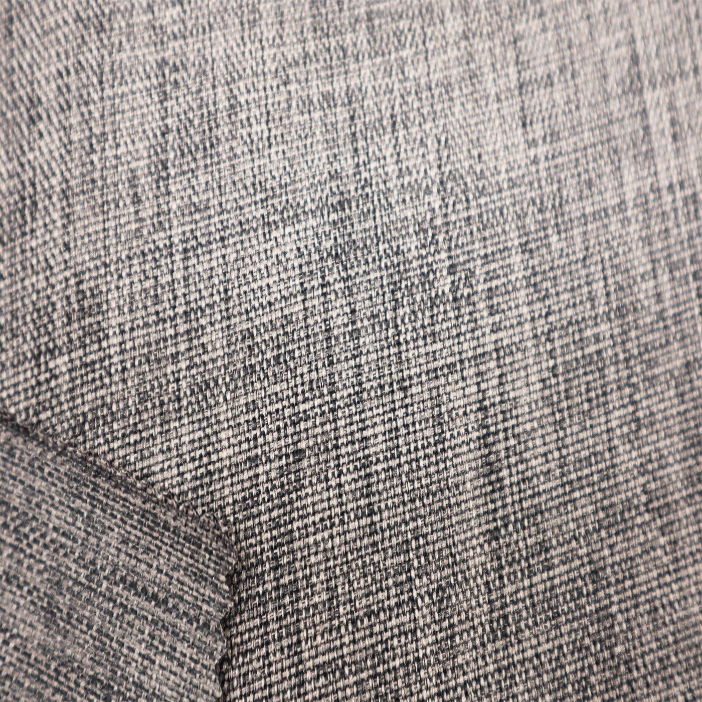 Home textile luggage material 100%polyester linen look thick durable dark gray upholstery furniture sofa fabric