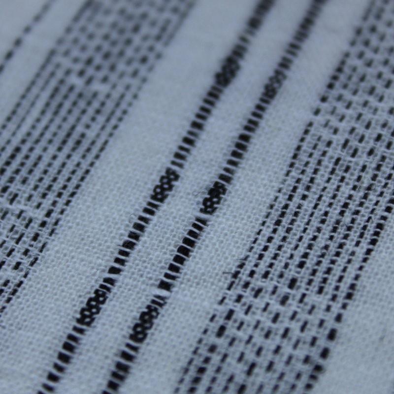 Skin friendly linen cotton for summer dress skirt YARN DYED STRIPE FABRIC cotton knit fabric