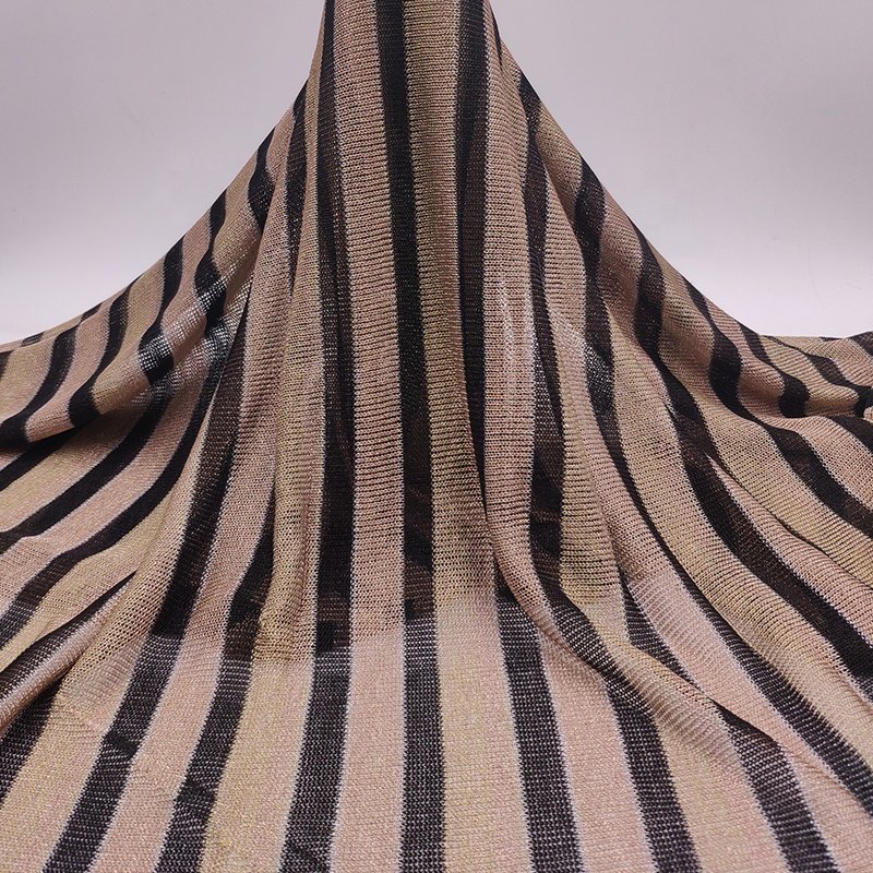 High elasticity knitted soft lurex net glitter fabric metallic 4 way stretch fabric for clothing textile