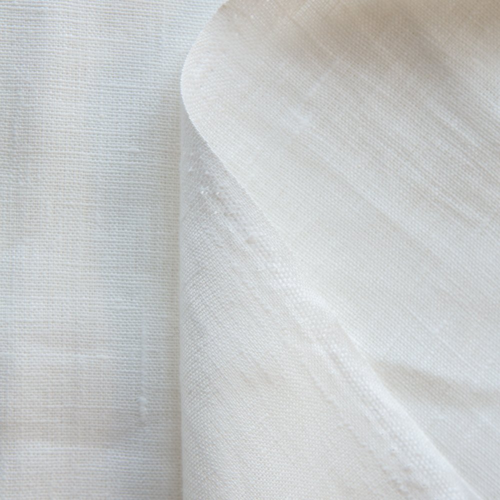 Wholesale 250 GSM 100% Organic Linen Fabric Roll Woven Softened Breathable for Shirts & Dresses Plain Printed Pattern Home Use