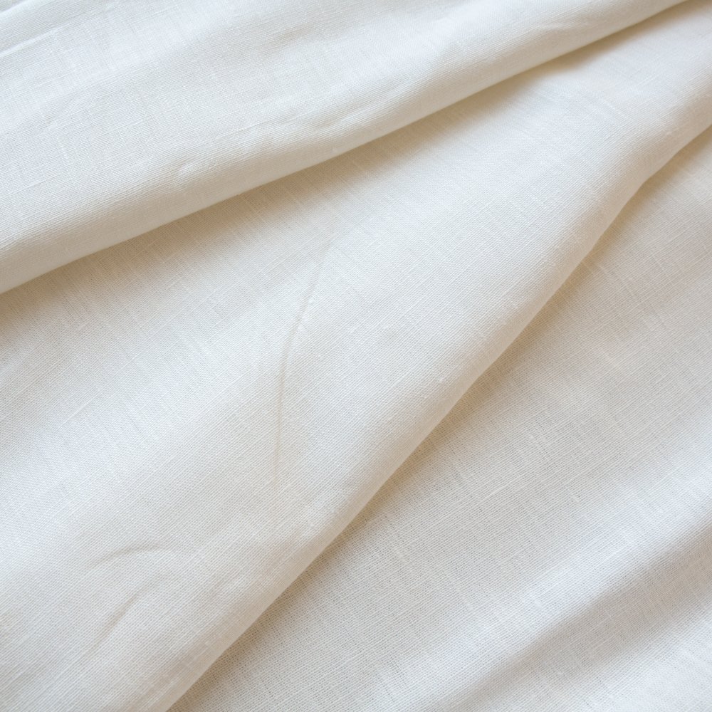 Wholesale 250 GSM 100% Organic Linen Fabric Roll Woven Softened Breathable for Shirts & Dresses Plain Printed Pattern Home Use
