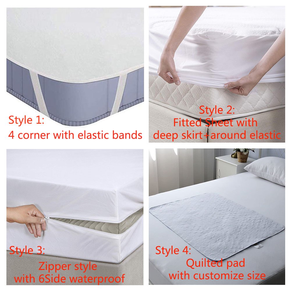 Anti Punaises Noise venyl Free Badsheets Matratzenbezug Matras Protector Bad Cover Waterproof Mattress Cover