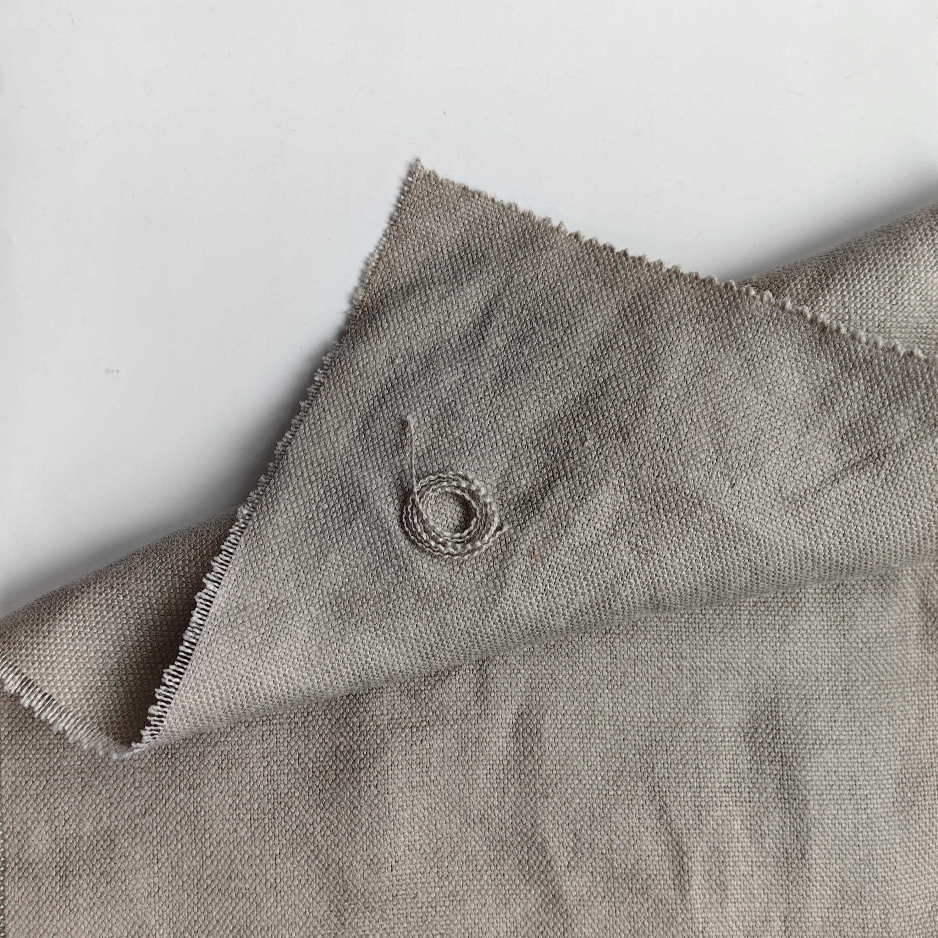 New Year Heavyweight Linen Fabric 100% Linen Plain Dyed Popular Selling for Shirts and Dresses Support Custom Colors