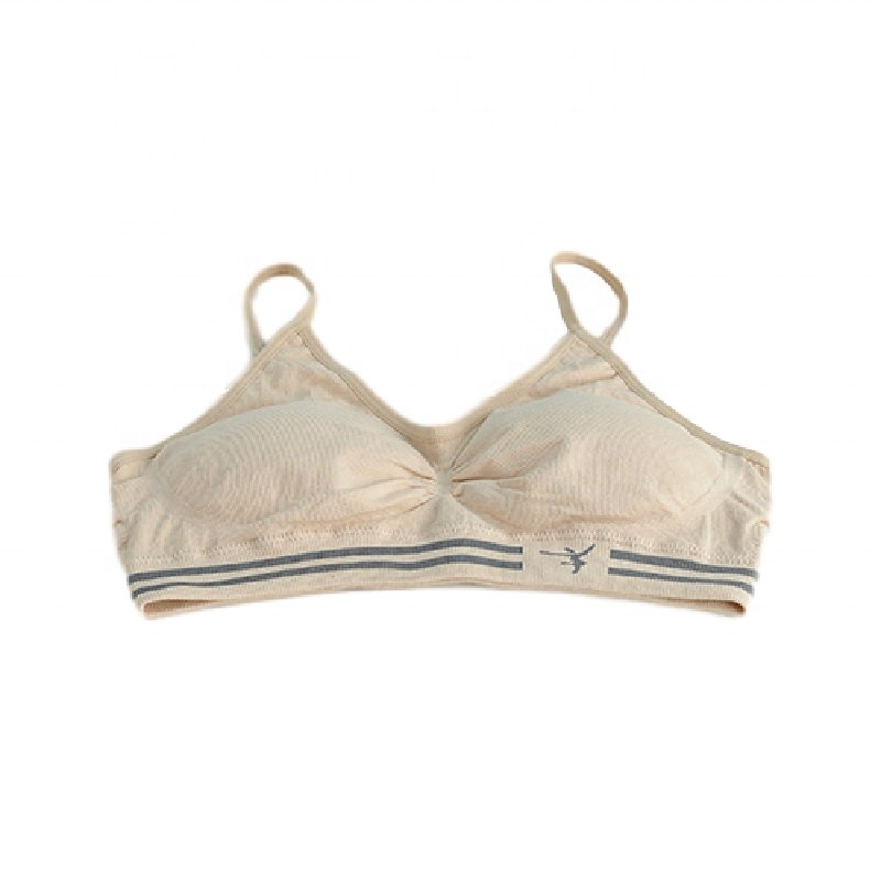 BAMBOO | Light Adjustable Straps Bamboo Viscose Teen Underwear Comfortable Seamless Customize Wholesale Padded Bra For Girls
