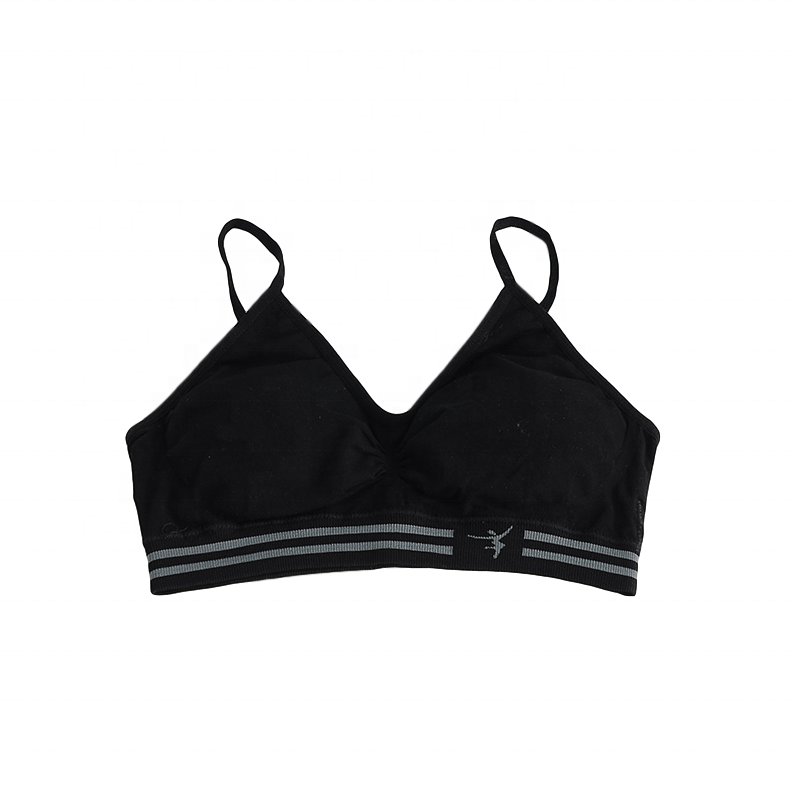 BAMBOO | Light Adjustable Straps Bamboo Viscose Teen Underwear Comfortable Seamless Customize Wholesale Padded Bra For Girls