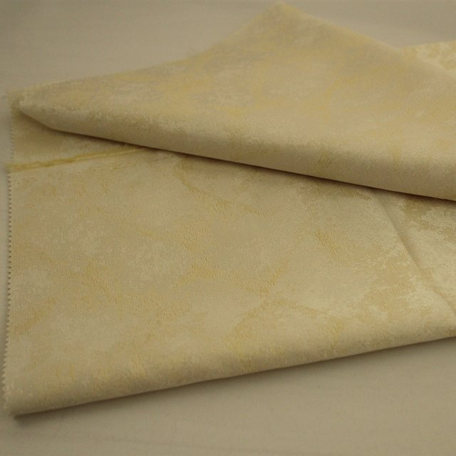 China wholesale Inherently fireproof polyester gold custom floral jacquard curtain fabric