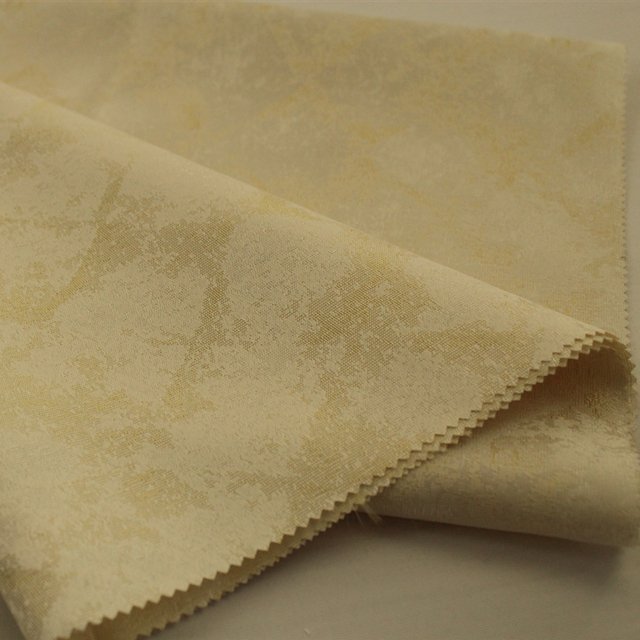 China wholesale Inherently fireproof polyester gold custom floral jacquard curtain fabric