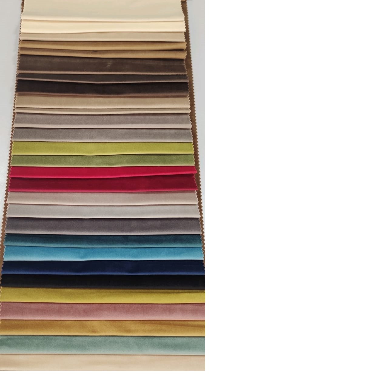 custom made cotton velvet fabrics ideal for home furnishing and home textile stores for resale available in an assortment