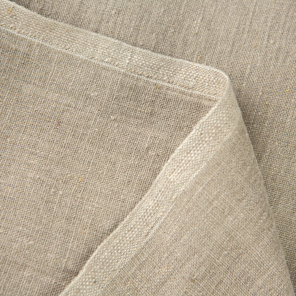 Wholesale 305 GSM 100% Linen Woven Fabric Roll Natural Washed Breathable Printed/Dyed Fabric for Shirts & Dresses Home Use