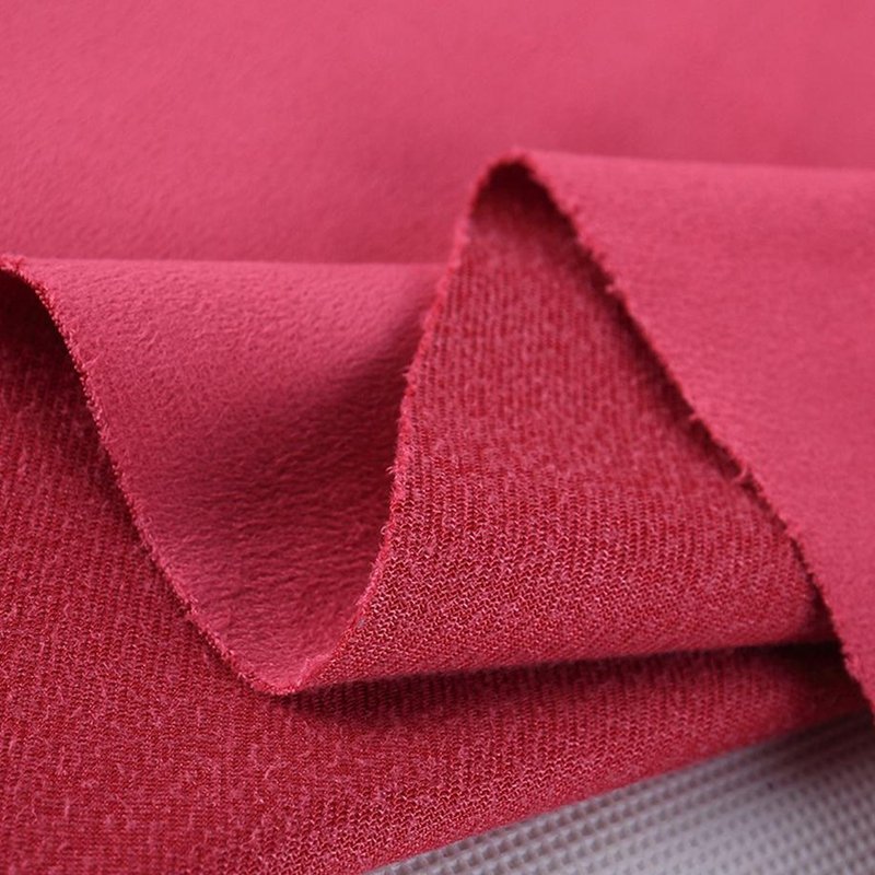 high quality competitive price polyester stretch suede fabric